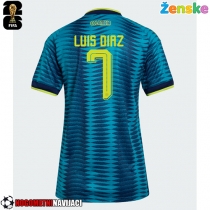 Ženske Nogometnih dresov Kolumbija Luis Diaz #7 Gostujoči SP 2026 Kratki rokavi